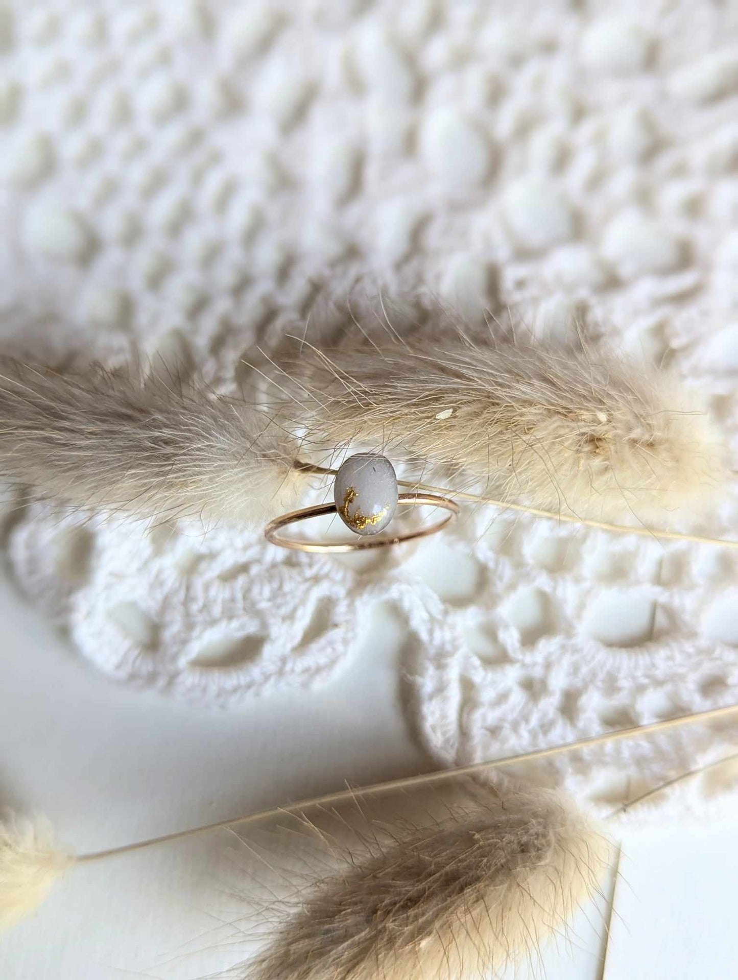 Breastmilk Keepsake Ring - Customizable - Solace Handmade Jewelry