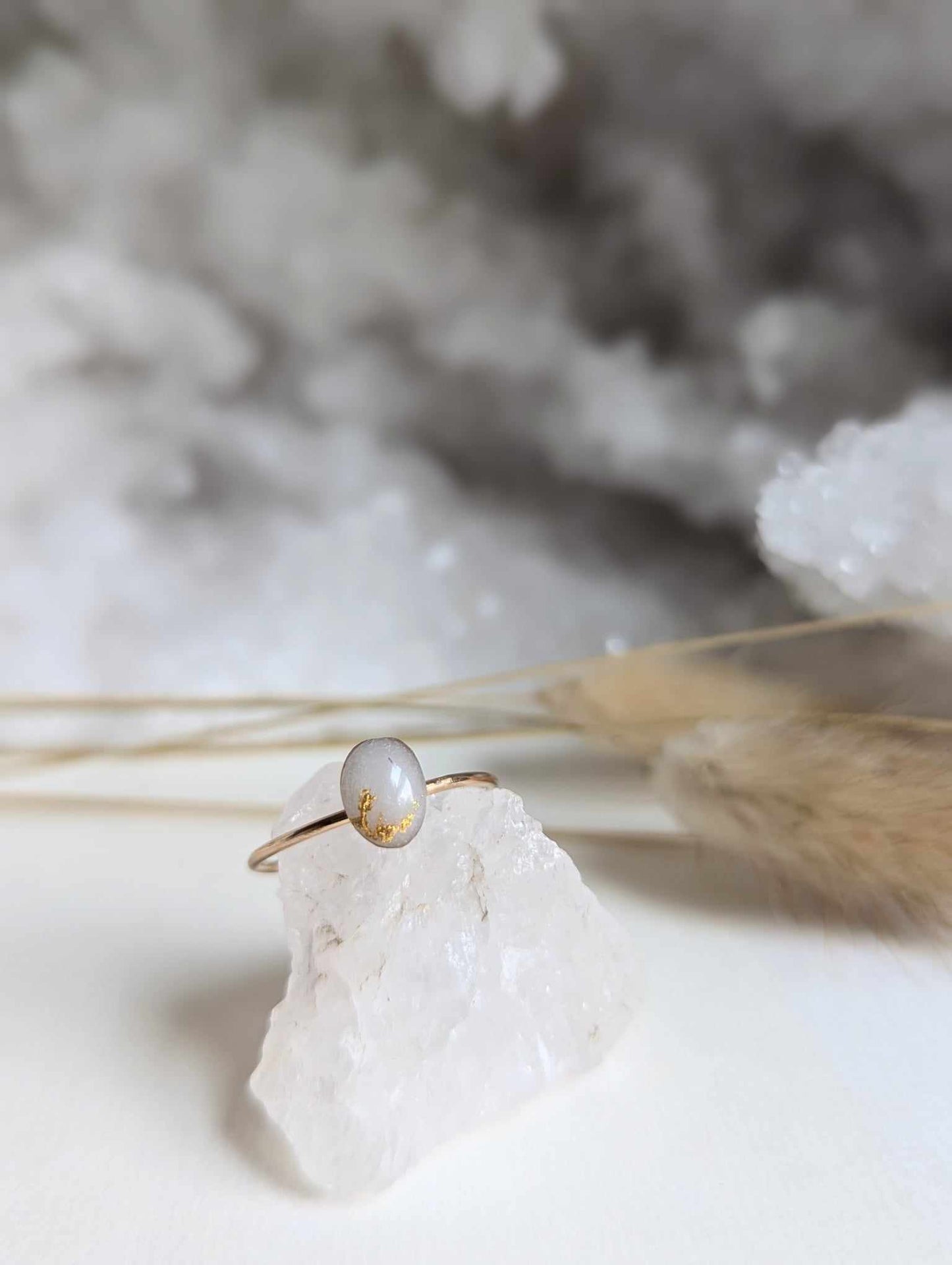 Breastmilk Keepsake Ring - Customizable - Solace Handmade Jewelry