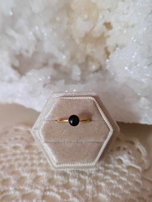 Shungite Aura Ring